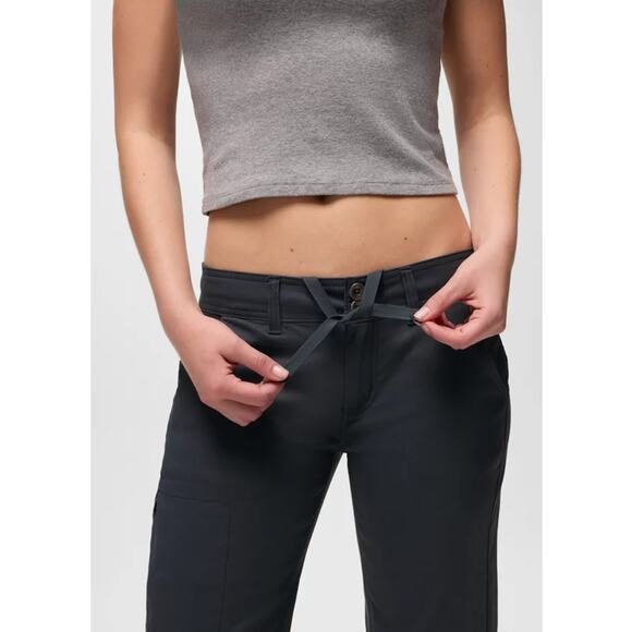 Prana Halle Pant Women's 4 Short Stormy Night Low Rise Standard Fit Boot Cut - Picture 3 of 13